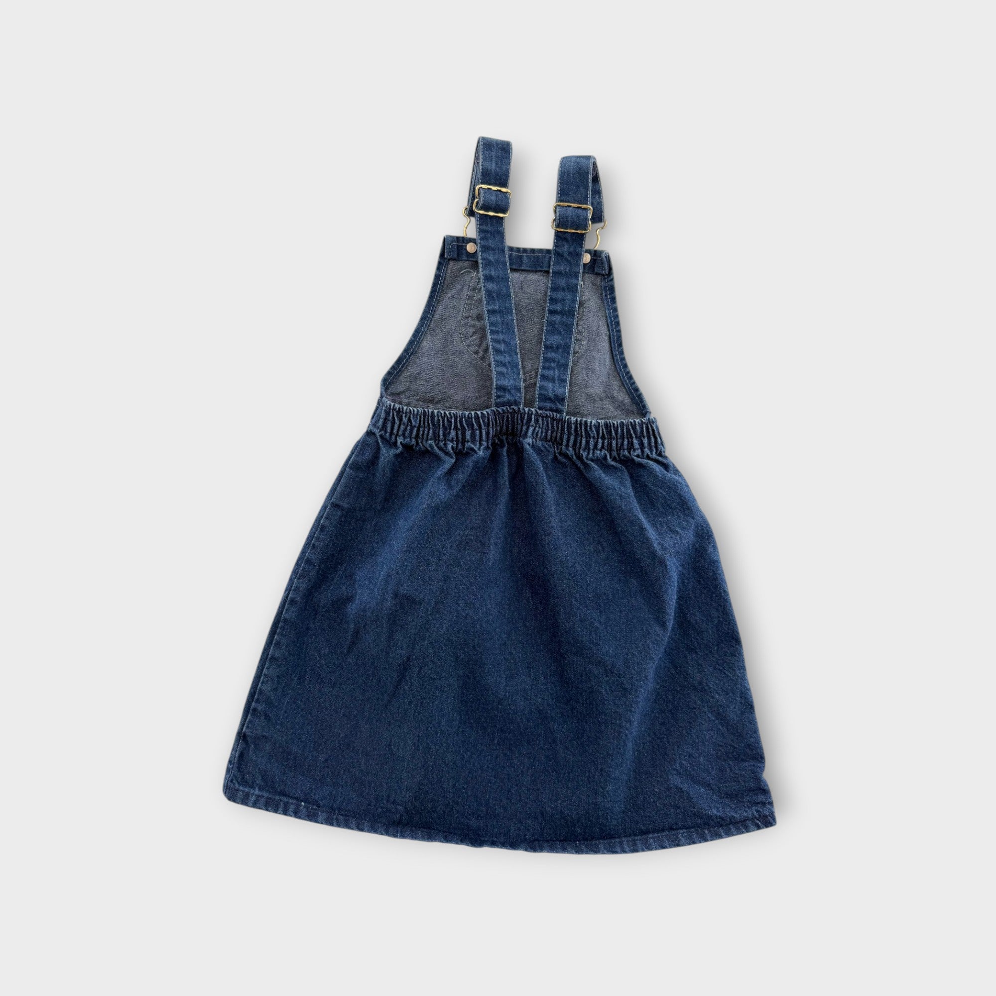 Vintage OshKosh B'Gosh Denim Pinafore Dress, Size 5