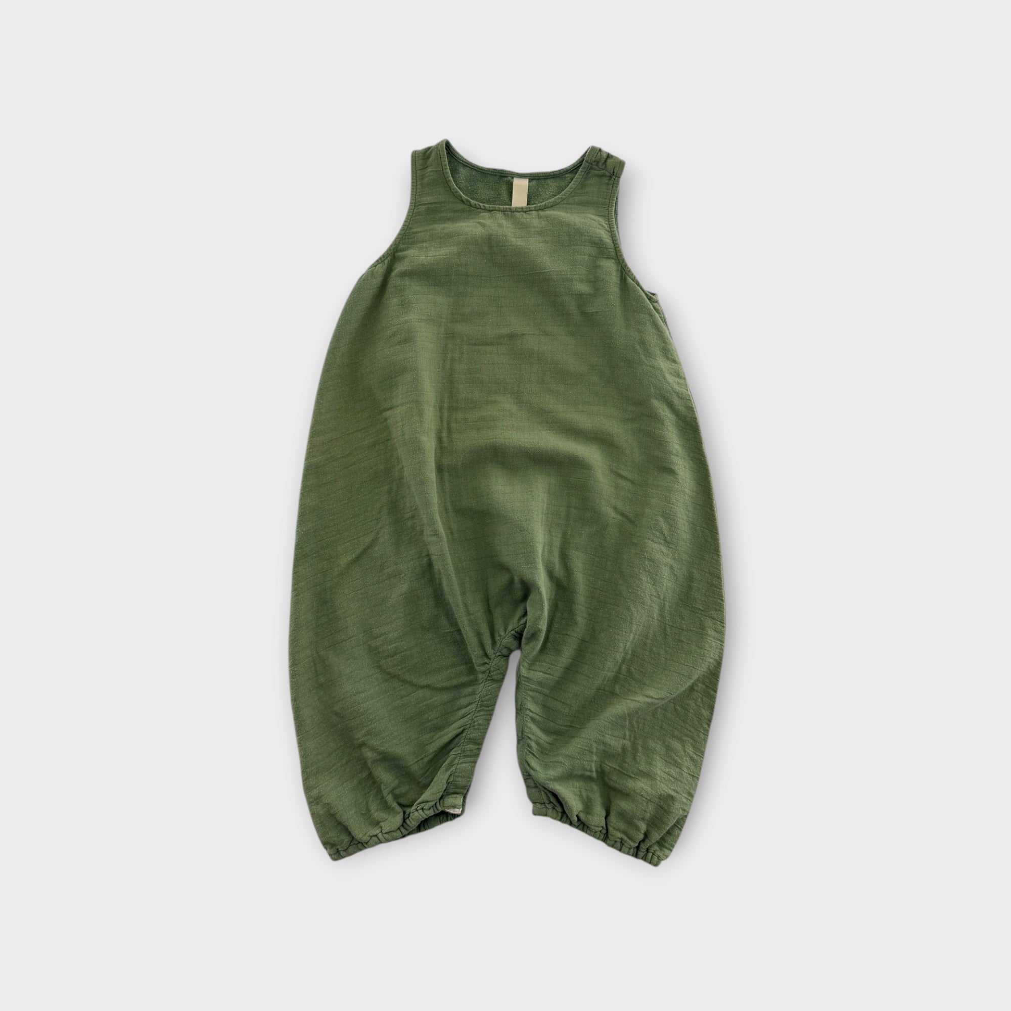 Miilk Green Muslin Jumpsuit, Size 4
