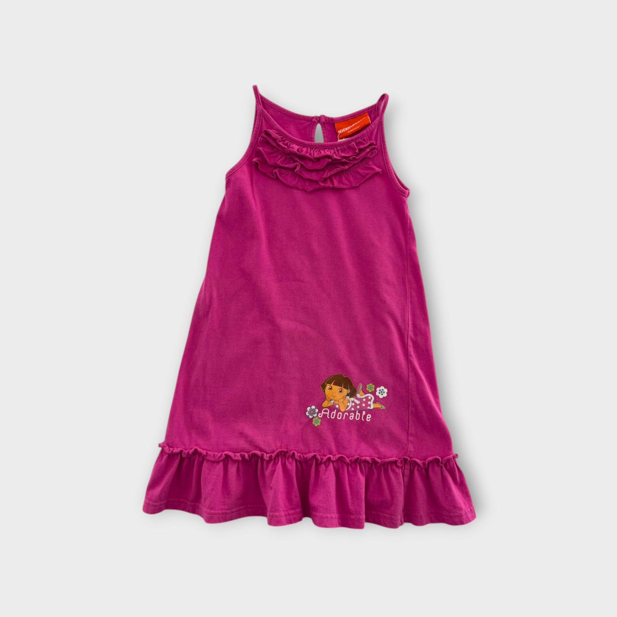 Retro Dora the Explorer Dress, Size 4-5