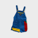 Vintage Colour Block Overalls, Size 3-4