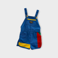 Vintage Colour Block Overalls, Size 3-4