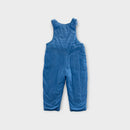 Blue Padded Corduroy Overalls, Size 4