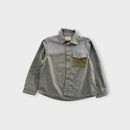 Sage Panel Shirt, Size 4