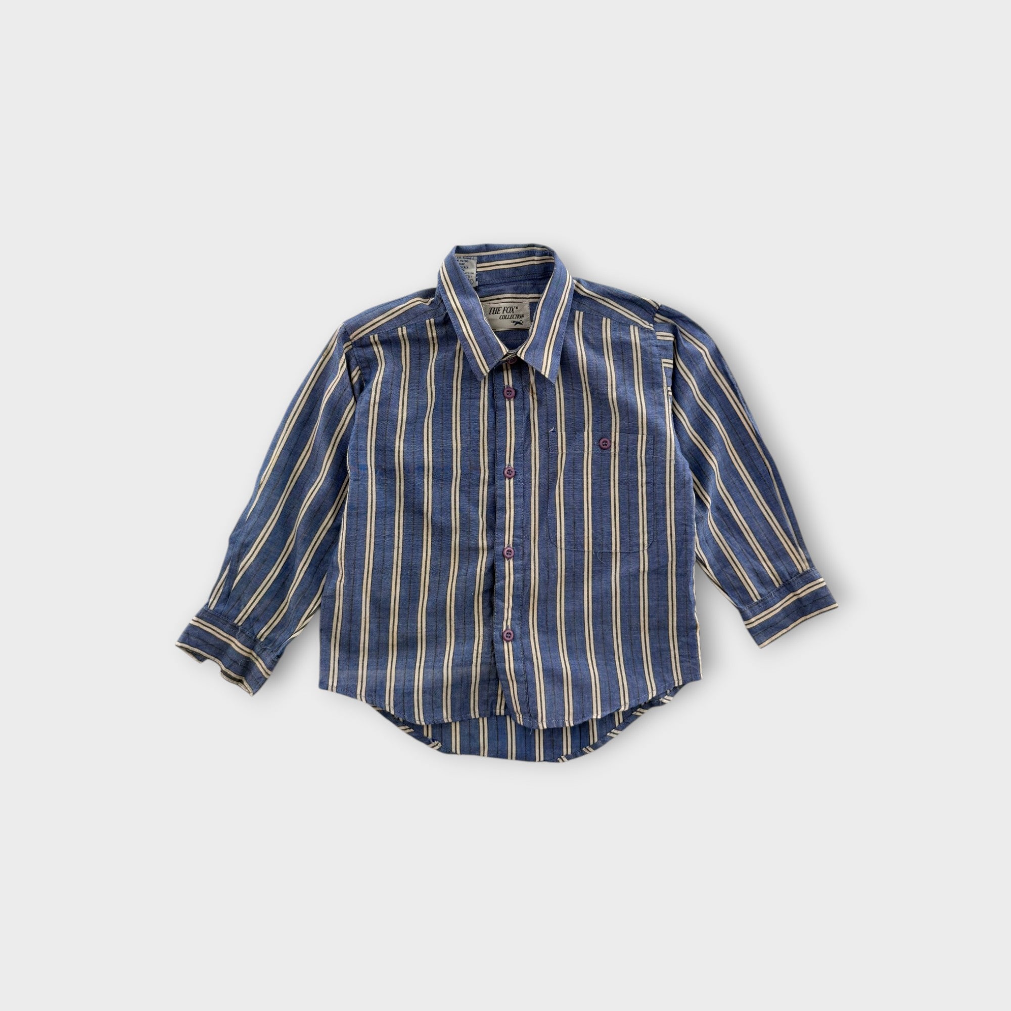 Vintage Stripe Shirt, Size 3-4