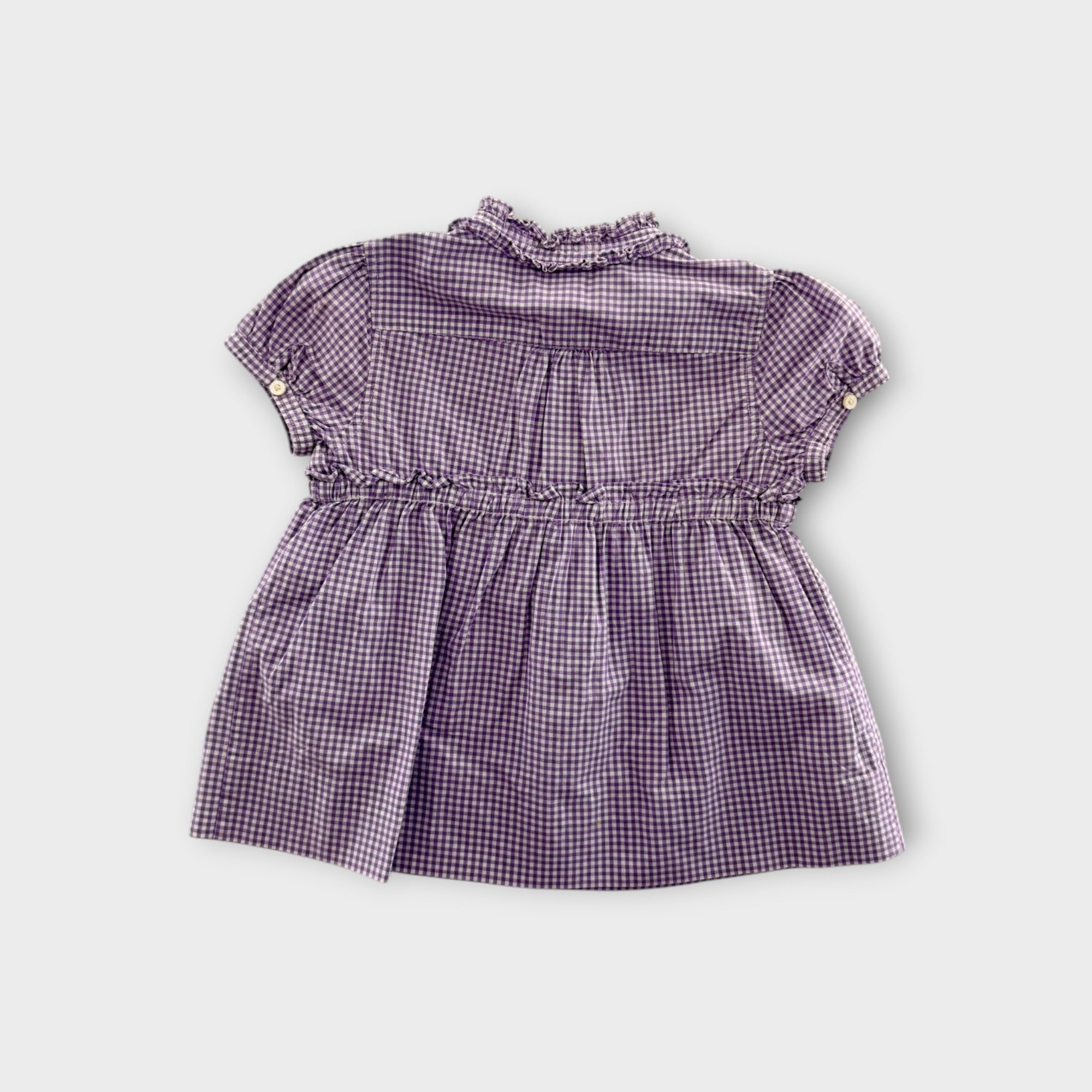 RL Gingham Blouse, Size 4