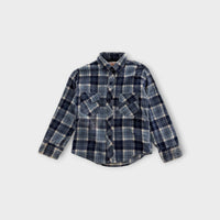 Vintage Plaid Flannel Shirt, Size 4