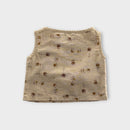 Linen Floral Top, Size 4