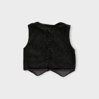 Vintage Denim Vest, Size 4-5