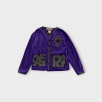 Vintage Purple Cardigan, Size 4-5