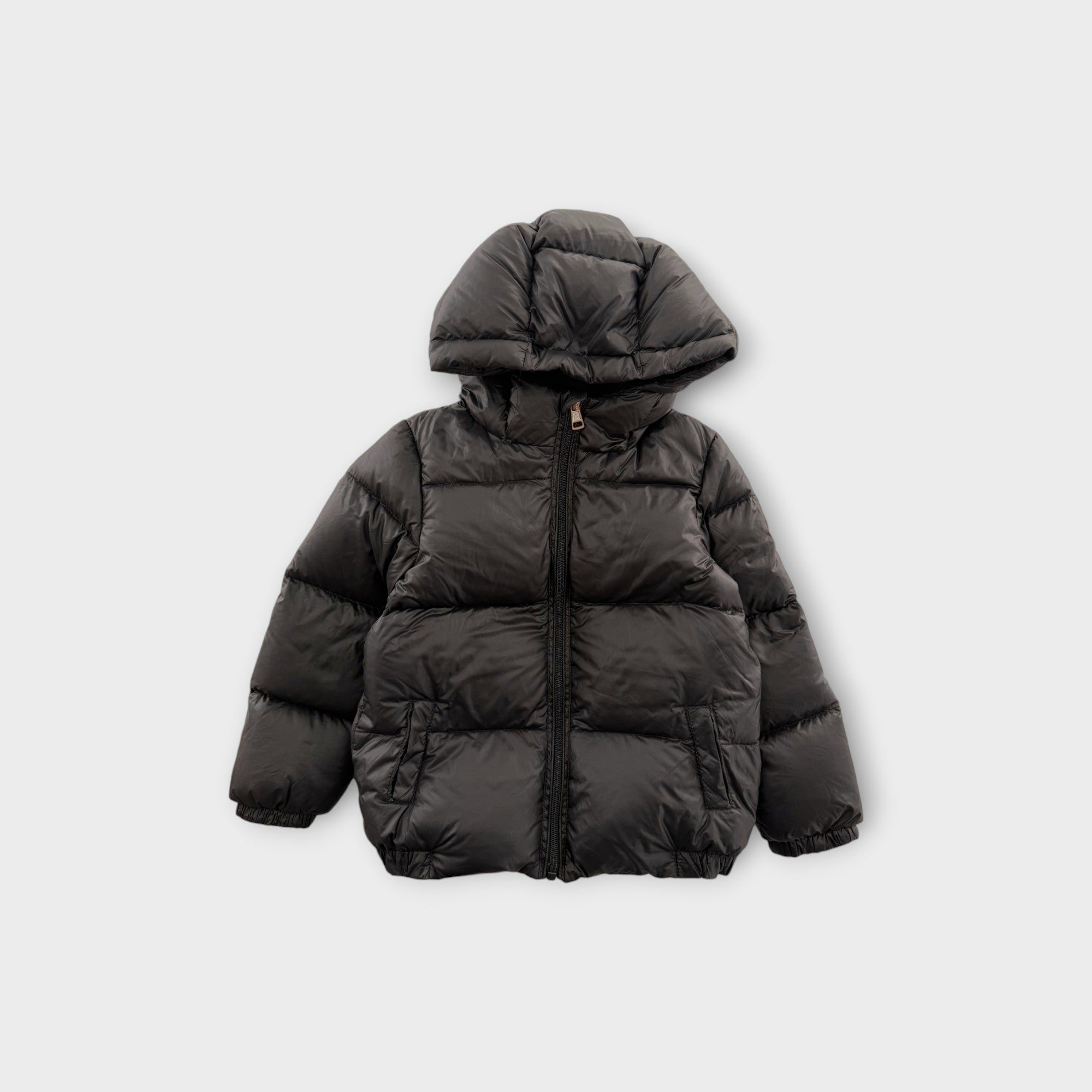 Moncler Black Puffer Jacket, Size 4