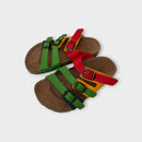 Triple Strap Birkenstock Sandals, Size EU 30