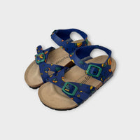 Retro Print Papillio Birkenstock Sandals, Size EU 28