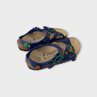 Retro Print Papillio Birkenstock Sandals, Size EU 28