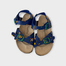 Retro Print Papillio Birkenstock Sandals, Size EU 28