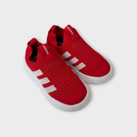 Adidas Red Comfy Bubble Sneakers, Size EU 27