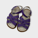 Purple Patent Leather Sandals, Size AU 8