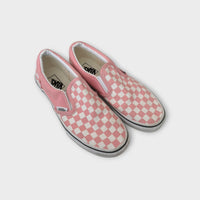 Pink Checkerboard Vans, Size EU 34
