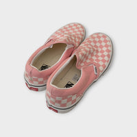 Pink Checkerboard Vans, Size EU 34