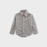 Vintage Check Shirt, Size 7-8