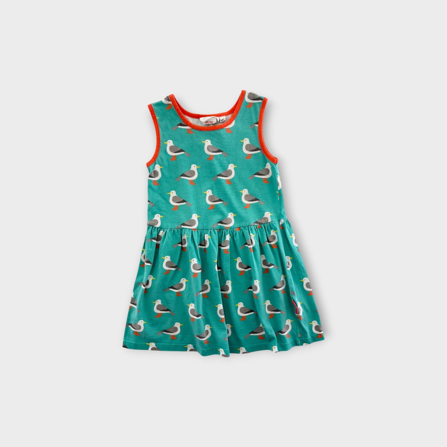 Toby Tiger Seagull Dress, Size 5-6