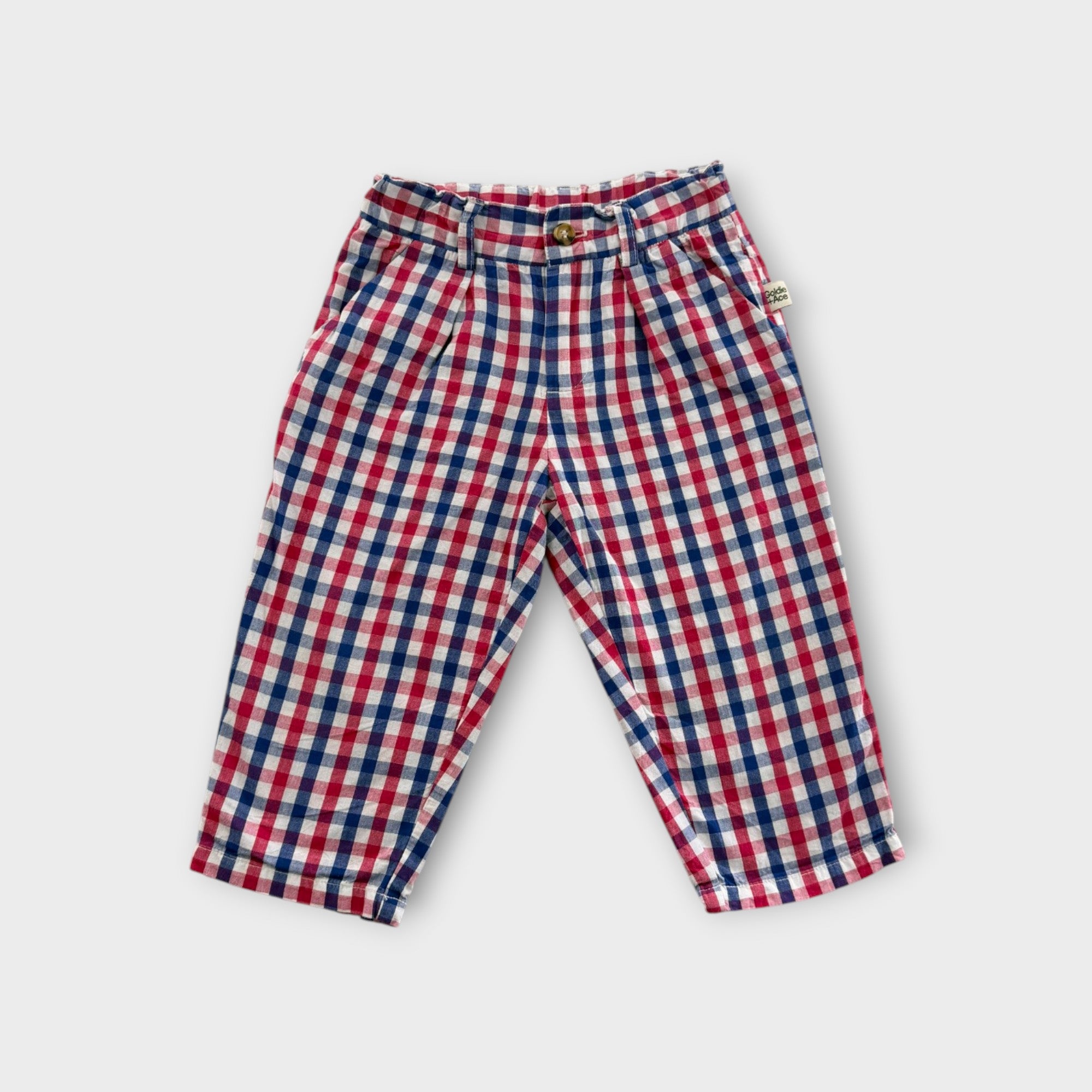 Goldie & Ace Check Pants, Size 1