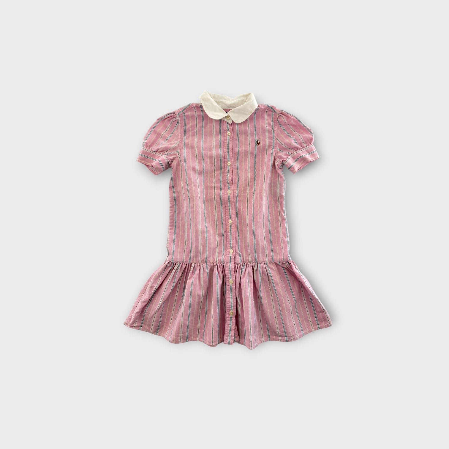 RL Pink Stripe Dress, Size 6