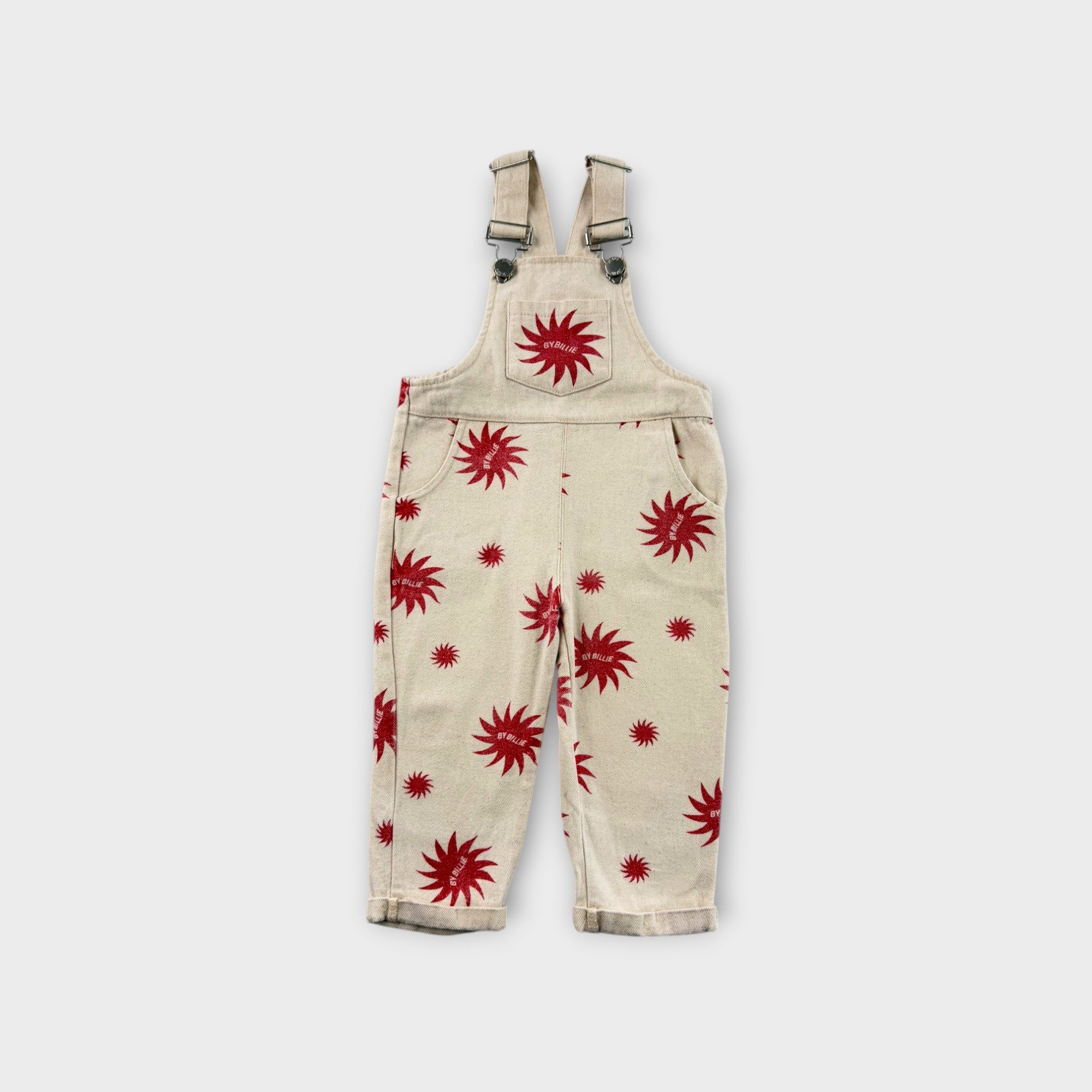 By Billie Sun Print Overalls, Size 1