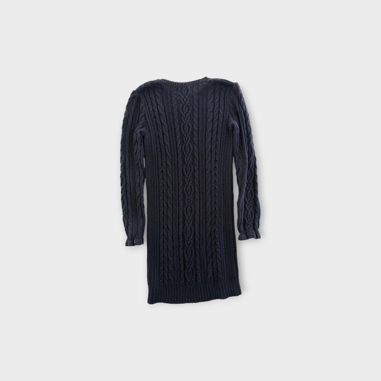 RL Navy Cable Knit Dress, Size 6