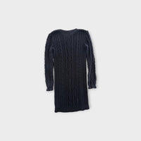 RL Navy Cable Knit Dress, Size 6
