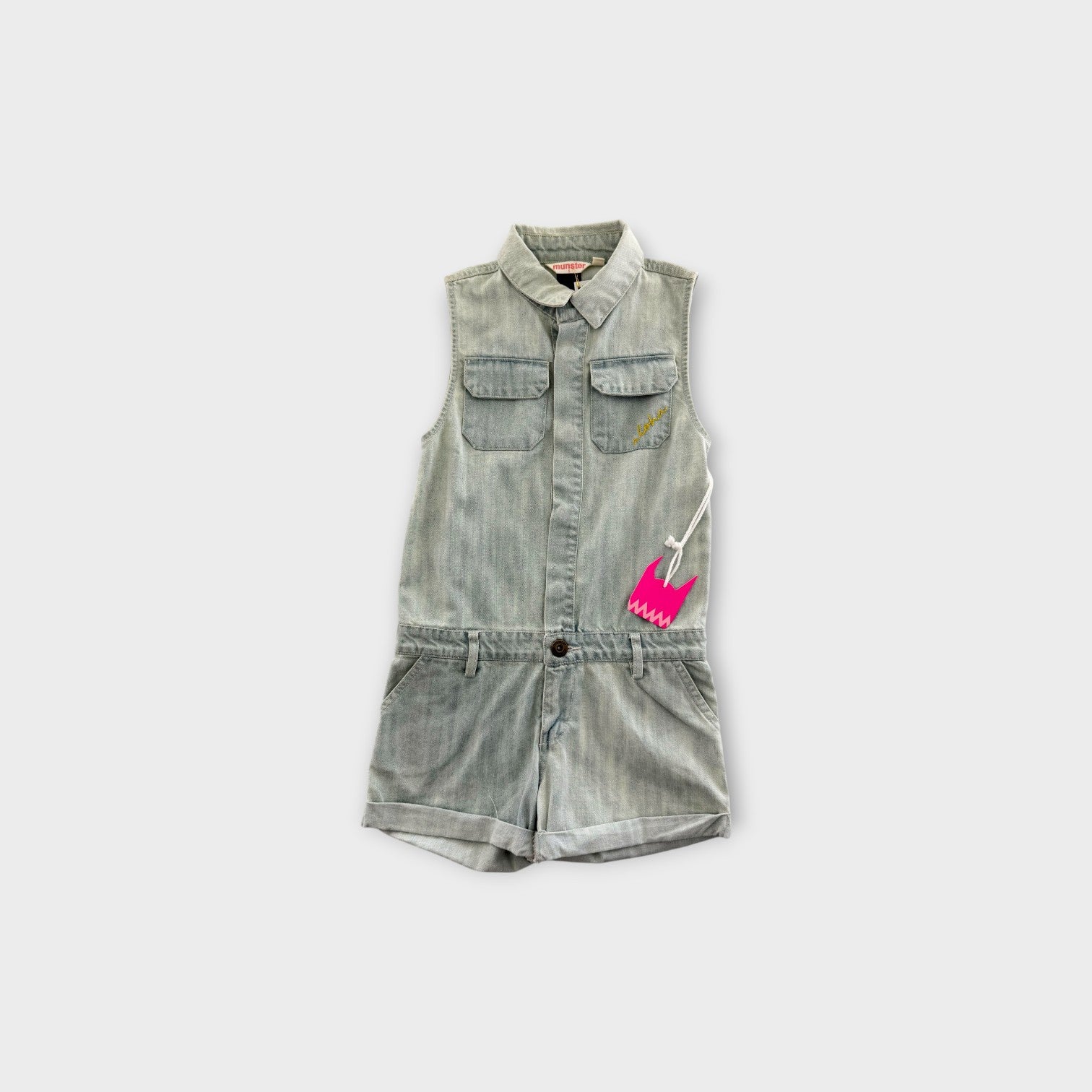 Missie Munster Denim Jumpsuit, Size 5