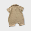 Bebe Holic Beige Romper, Size 0