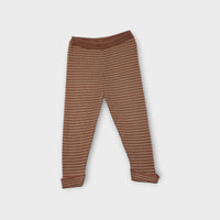 Konges Slojd Striped Knit Leggings, Size 2