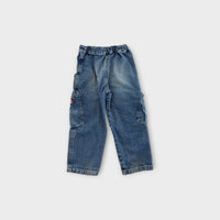 Retro Cargo Denim Jeans, Size 5
