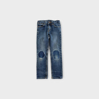 Knee Patch Denim Jeans, Size 5