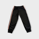 Adidas Black and Pink Track Pants, Size 4-5