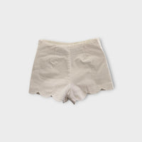 Jacadi Paris White Scollop Shorts, Size 6