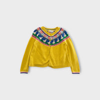 Mini Boden Duck Knit Cardigan, Size 5-6