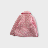 RL Gingham Puffer Jacket, Size 4