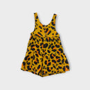 Cotton On Kids x Kip & Co Leopard Print Playsuit, Size 7