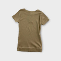 Jamie Kay Taupe T-Shirt, Size 6
