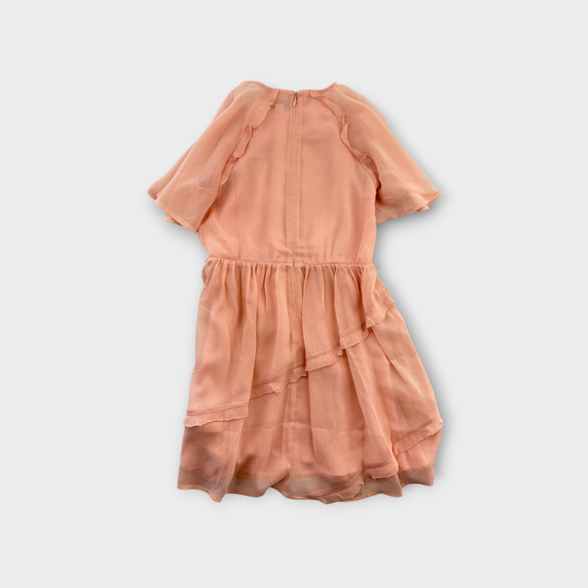 Reiss Pink Chiffon Dress, Size 7-8