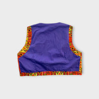 Vintage Kilim Pattern Vest, Size 7-8