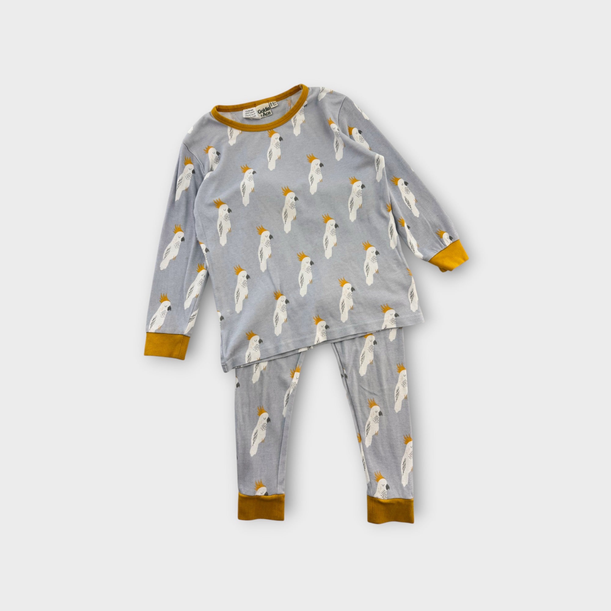 Goldie & Ace Cockatoo PJ Set, Size 5