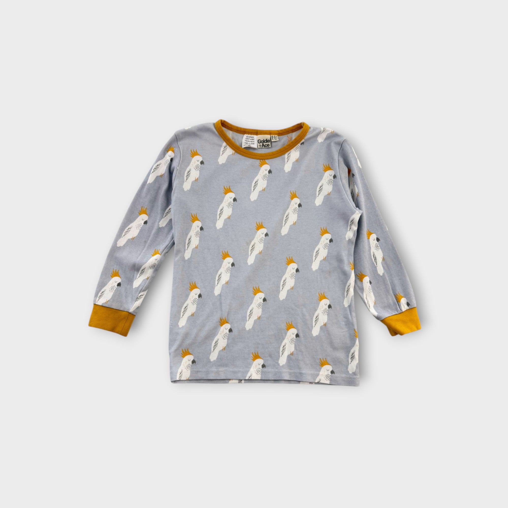 Goldie & Ace Cockatoo PJ Set, Size 5