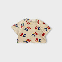 Bobo Choses Cream T-Shirt, Size 6-7