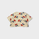 Bobo Choses Cream T-Shirt, Size 6-7
