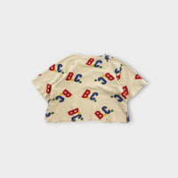 Bobo Choses Cream T-Shirt, Size 6-7