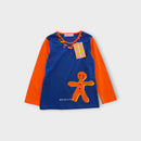 Agatha Ruiz de la Prada Two-Tone Long Sleeve T-Shirt, Size 6