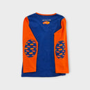 Agatha Ruiz de la Prada Two-Tone Long Sleeve T-Shirt, Size 6