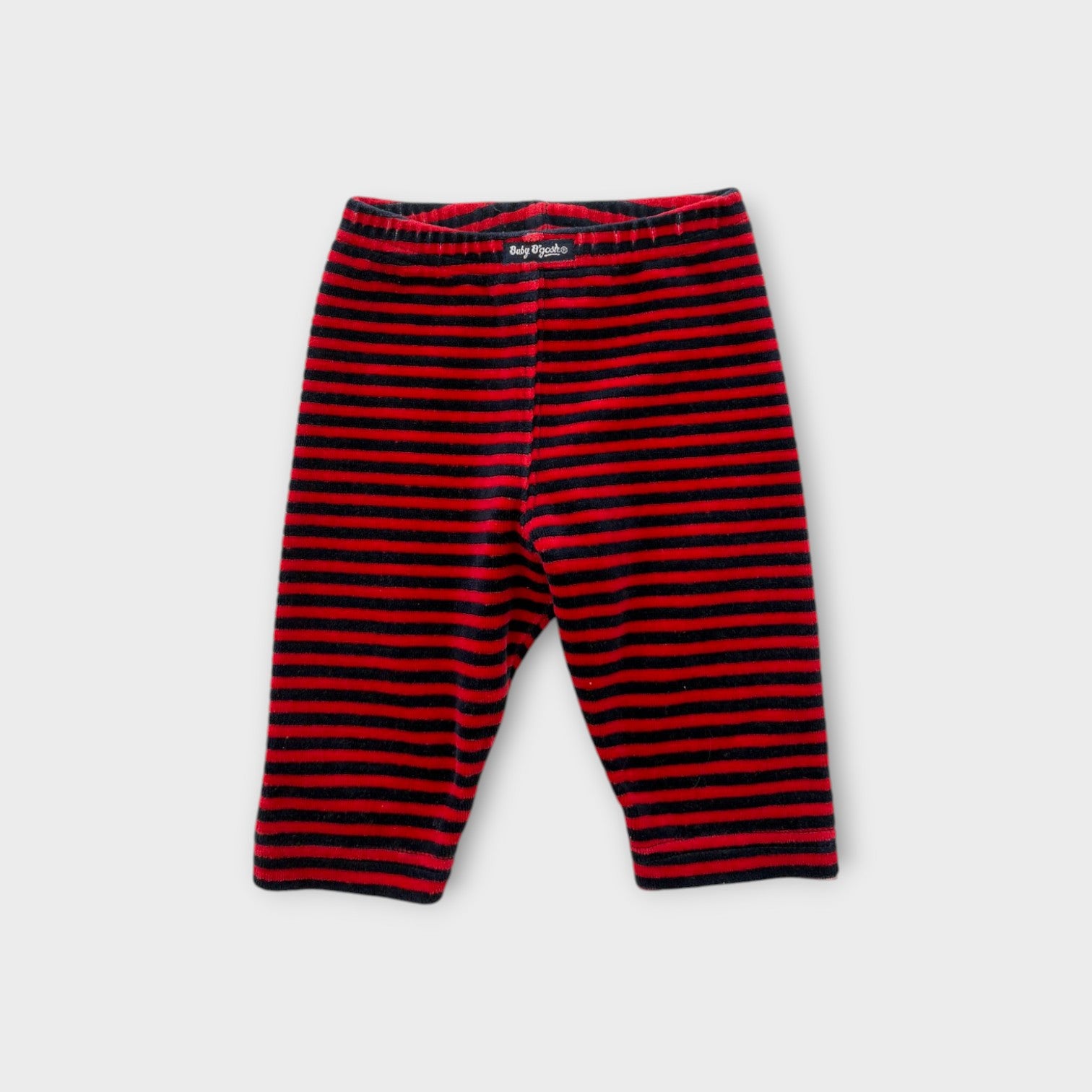 Vintage Baby B'Gosh Velour Stripe Leggings, Size 000